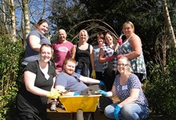 Green fingered staff support children’s charity