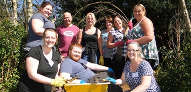 Green fingered staff support children’s charity