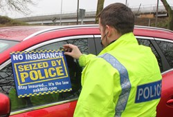 One injured every 20 minutes - Police launch national campaign to protect the public from uninsured drivers